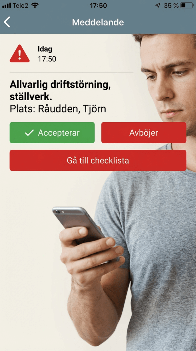 Service disruption